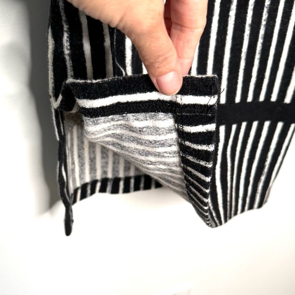 Marimekko For Target | Black White Stripe Short Sleeve Swim Coverup Dress Size S - Picture 6 of 10
